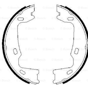 PAKNE OPEL ASTRA F.VECTR A.B OMEGA A.B   160X25 MM bosch