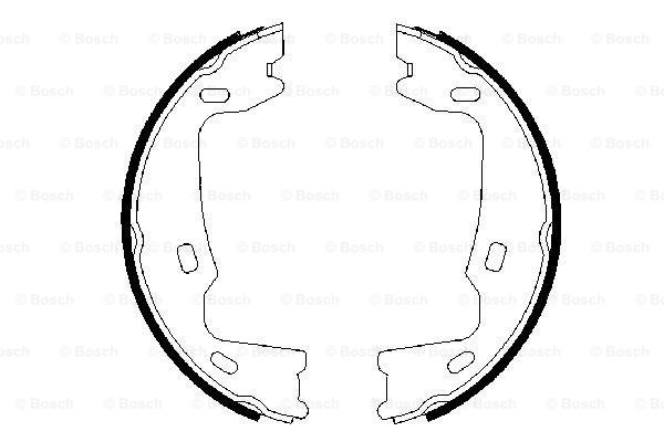 PAKNE OPEL ASTRA F.VECTR A.B OMEGA A.B   160X25 MM bosch