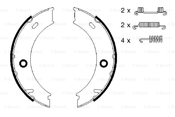 PAKNE MERCEDES SPRINTER / LT 96+ 170X40MM SA OPRUGICAMA bosch