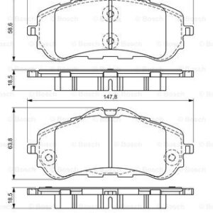 DISK PLOCICE PEUGEOT 308 13+ bosch