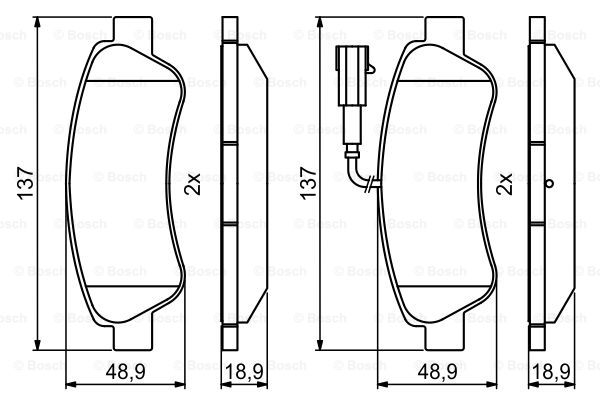 DISK PL. BOXER/JUMPER/DUCATO 06+ bosch