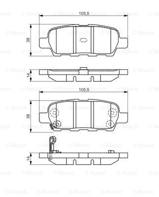 DISK PL.ZAD. RENO KOLEOS NISSAN QUASHQAI
