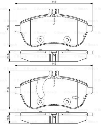 DISK PL. MERCEDES C /E KLASA  07+
