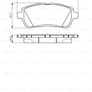 DISK PL. FORD FIESTA VI 13 GOD.+
