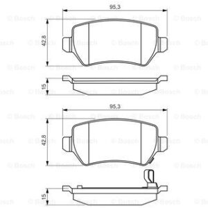 DISK PL. Z. OPEL ASTRA G / H / COMBO 00+