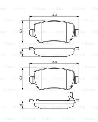 DISK PL. Z. OPEL ASTRA G / H / COMBO 00+