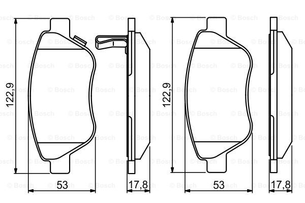 DISK PLOCICE PREDNJE OPEL CORSA D 06+ bosch