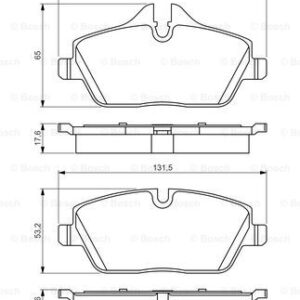 DISK PL. BMW SERIJA 1/MINI E87//CLUBMAN. bosh