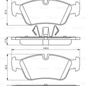 DISK PL. BMW SERIJA 1/3 E87/E90/E91 03+ bosch