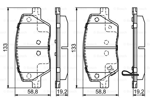 DISK PLOCICE PREDNJE FIAT TIPO 15+
