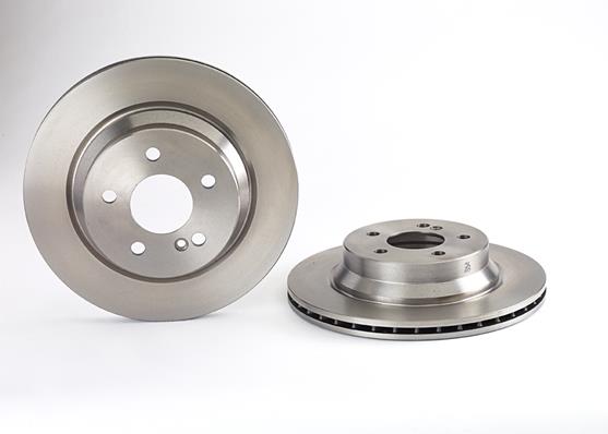 KOCIONI DISK ZADNJI  MERCEDES FI 300 MM 5 RUPA E-CLASS 03-09 G. brembo