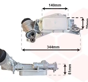 ULJNI HLADNJKA OPEL ASTRA J/ INSTGNIA/ ZAFIRA B 1.6 1.8 B van wezel