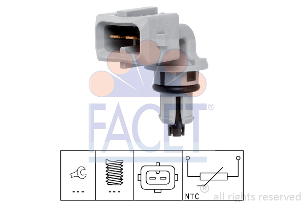 SENZOR TEMPERATURE USISNOG VAZDUHA CITROEN C4/C5 PEUGEOT 208 facet
