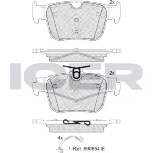 DISK PLOCICE ZADNJE VW GOLF VIII 18+