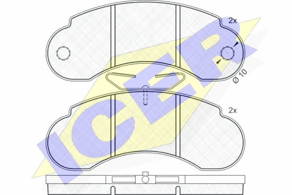 DISK PL. MERCEDES 100/G KLASA W460/W461