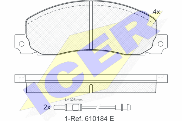 DISK PL. RENO TRAFIC 80 - 01G.
