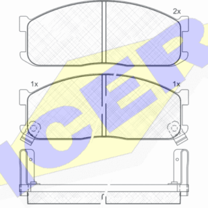 DISK PL. KIA/MAZDA K-2700