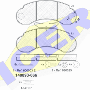 DISK PL. MERCEDES MB 100