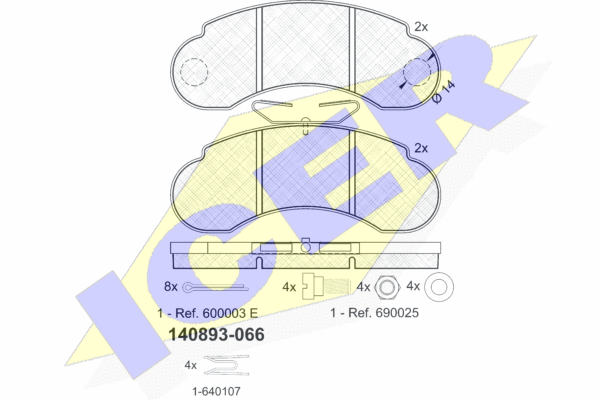 DISK PL. MERCEDES MB 100