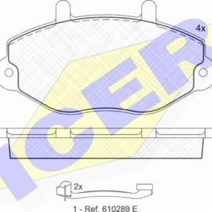 DISK PL. FORD TRANSIT 2.5DI/TD 91+