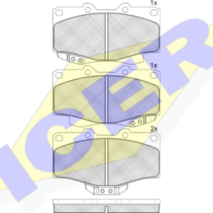 DISK PL. TOYOTA LAND CRUISER 84+