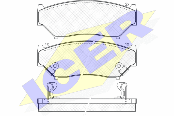 DISK PLOCICE PREDNJE SUZUKI GRAND VITARA 98-03G. icer