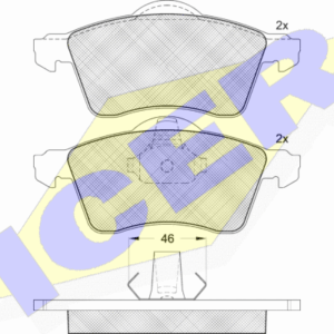 DISK PL. VW TRANSPORTER IV 2.5 TDI 90-98