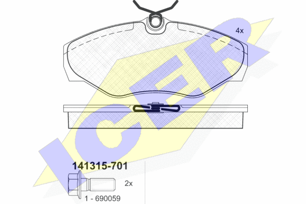 DISK PL. OPEL/RENAULT/VIVARO/TRAFFIC II