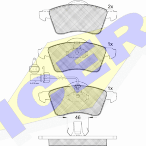 DISK PL. VW TRANSPORTER 4 90-03 G.