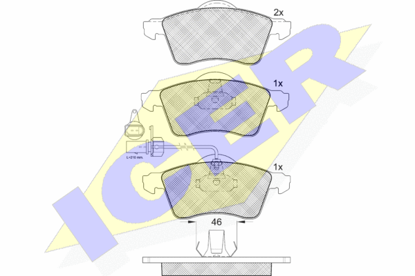 DISK PL. VW TRANSPORTER 4 90-03 G.