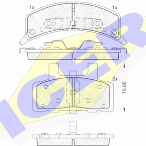 DISK PL.CHEVROLET 91-96 G.
