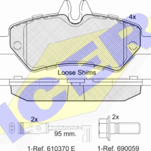 DISK PL. MERCEDES/VW SPRINTER/CRAFTER 06+ BEZ KABLA