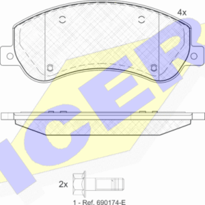DISK PL. FORD/VW TRANSIT/AMAROK 06+ BEZ KABLA