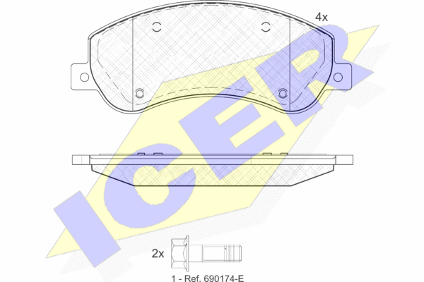 DISK PL. FORD/VW TRANSIT/AMAROK 06+ BEZ KABLA