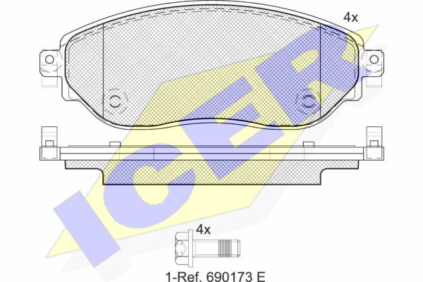 DISK PL. OPEL VIVARO RENO TRAFIC 14+