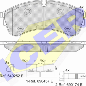 DISK PLOCICE VW/MAN CRAFTER/TGE 2.0 TDI 16-17 PRED.