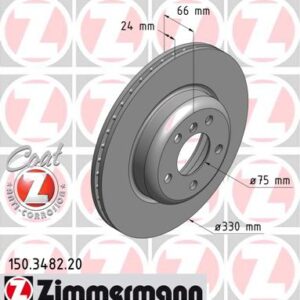 KOCIONI DISK PREDNJI BMW 5 F10 F11 FI 330 MM zimmermann