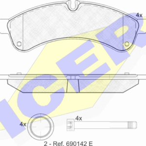 DISK PL.IVECO DAILY 3 06+ ZADNJE