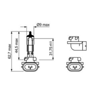 SIJALICA H27 W2 12V 27W