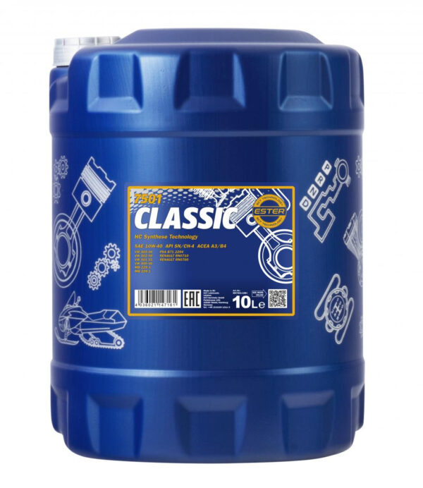 MANNOL CLASSIC a3/b4 10W40 10 LIT. SN/CH-4 VW502.00/505.00