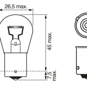 SIJALICA PY21W  24V 21W BAU15S ECO
