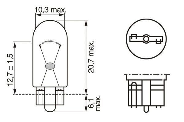 SIJALICA 24V 5W W2.1X9.5D ECO ubodna veca 8GP003594251