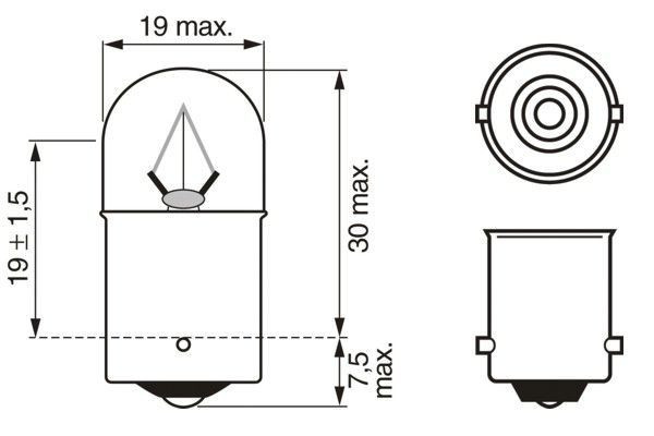 SIJALICA R10W 24V 10W BA15S ECO