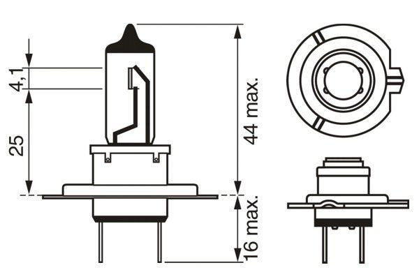 SIJALICA H7 24V 70W PX26D Bosch ECO