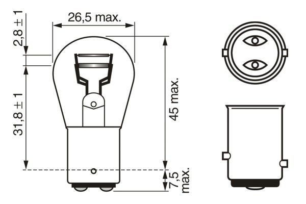SIJALICA 12V 21/ 5W BOSCH ECO