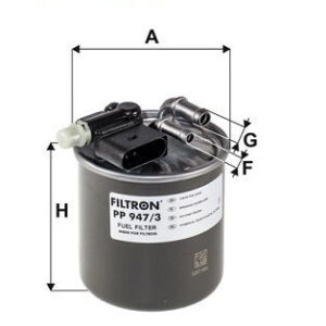 FILTER GORIVA MERCEDES A-CLASS / CLA 180 CDI filtron