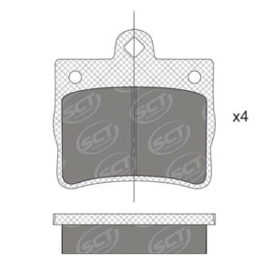 DISK PL. Z. MERCEDES W124/W202 -00 sct