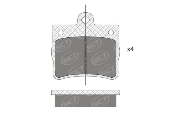 DISK PL. Z. MERCEDES W124/W202 -00 sct