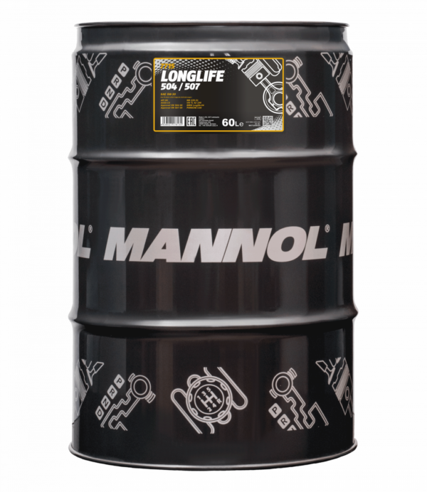 MANNOL 7715 LONG LIFE FULLY SYNTHETIC  5W30 60L. vw504.00/507.00