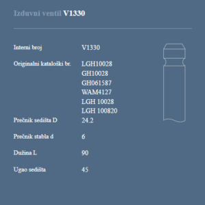 AUTOVENTIL V1330 IZ.VEN.ROVER 1.4 1.6 16V
